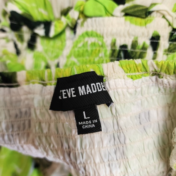 Steve Madden Womens Sunny Lime Challis‎ Tiered Maxi Dress Size Large Lime Green - Picture 5 of 11